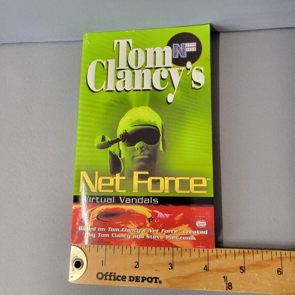 Tom Clancys Net Force Books Paperback Virtual Vandals End Games + One Lot of 3 - Picture 12 of 15